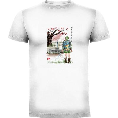 Camiseta A link to the past watercolor - Camisetas DrMonekers