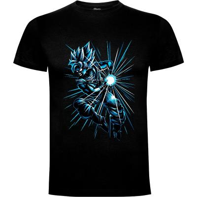 Camiseta Super Blue Attack - Camisetas Albertocubatas