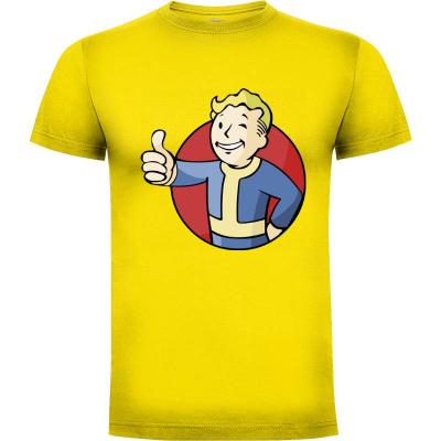 Camiseta Vault Boy aproved - Camisetas Videojuegos