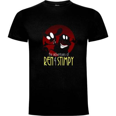 Camiseta The Adventures of Ren & Stimpy - Camisetas Divertidas