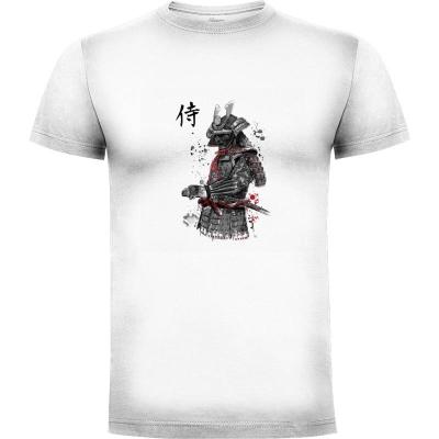 Camiseta Samurai Sumi-e - Camisetas DrMonekers
