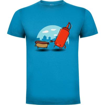 Camiseta Hot Dog Pet - Camisetas Kawaii