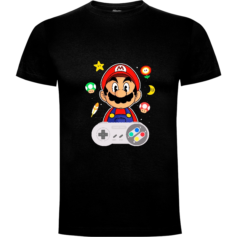 Camiseta console Mario