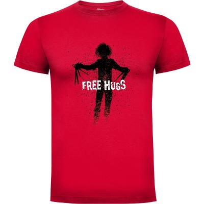 Camiseta Scissorhands Free hugs - Camisetas Halloween