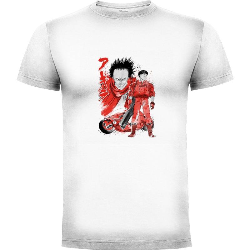 Camiseta Kaneda and Tetsuo sumi-e