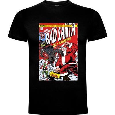Camiseta the incredible bad santa - Camisetas Navidad