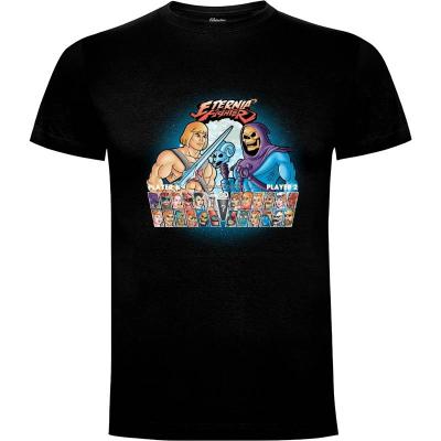 Camiseta Eternia fighter - Camisetas Trheewood - Cromanart