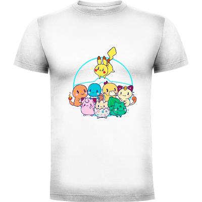 Camiseta Poke cute - Camisetas Frikis