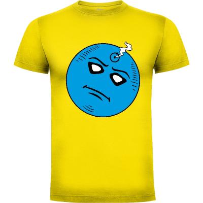 Camiseta Blue God Smiley - Camisetas Demonigote
