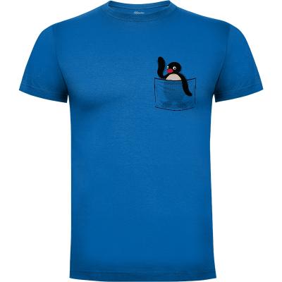 Camiseta Pocket penguin - Camisetas Kawaii