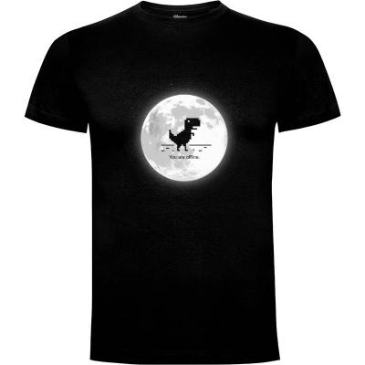 Camiseta Moon Offline - Camisetas Albertocubatas