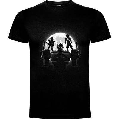 Camiseta Robots y guerreros - Camisetas Albertocubatas