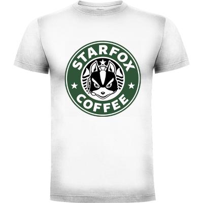 Camiseta Star Fox Coffee - Camisetas Videojuegos
