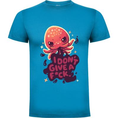 Camiseta Octopus Doesn't Care - Camisetas Cute
