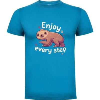 Camiseta Enjoy Every Step - Camisetas Geekydog