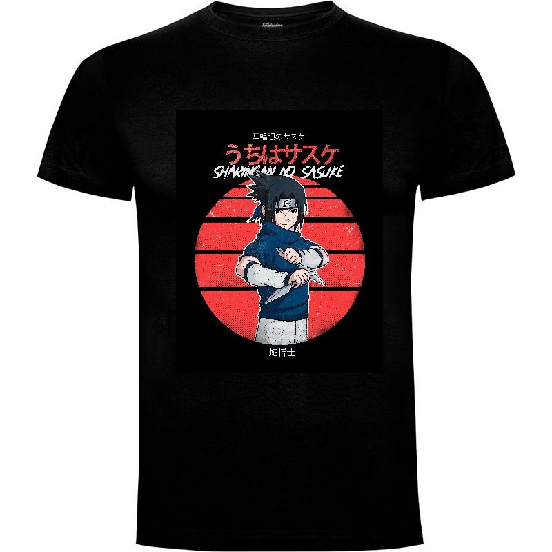 Camiseta sharingan no Sasuke