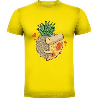 Camiseta Love is in the food - Camisetas Kawaii