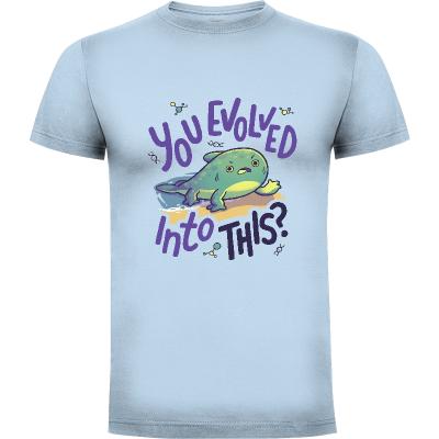 Camiseta Evolution Went Wrong - Camisetas Geekydog
