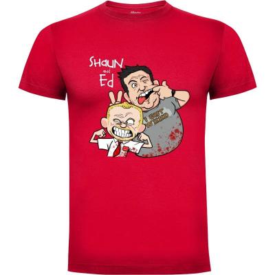 Camiseta Shaun & Ed - Camisetas Chulas