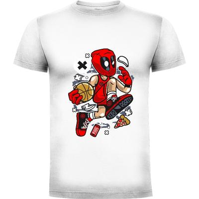 Camiseta Deadpool Basketball - Camisetas Frikis
