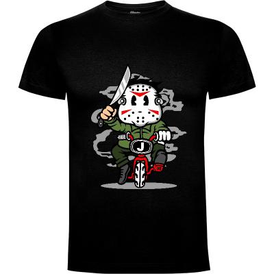 Camiseta Jason Minibike - Camisetas Halloween