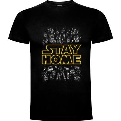 Camiseta Stay Home Collage - Camisetas Con Mensaje