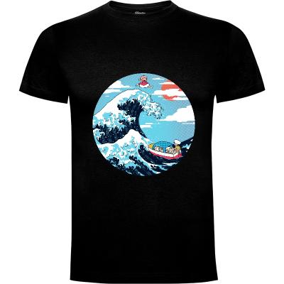 Camiseta the great wave of ponyo - Camisetas EoliStudio