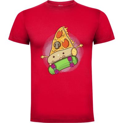 Camiseta Skater Pizza - Camisetas food