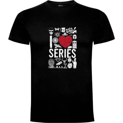 Camiseta I love Series - Camisetas Series TV