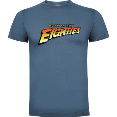 Camiseta BORN IN THE EIGHTIES (INDY STYLE) - Camisetas De Los 80s