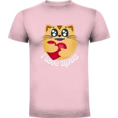Camiseta I Love MeoW - Camisetas Cute