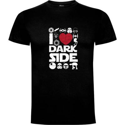 Camiseta I love Dark Side - Camisetas Frikis