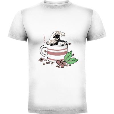 Camiseta Wave of Coffee - Camisetas EoliStudio