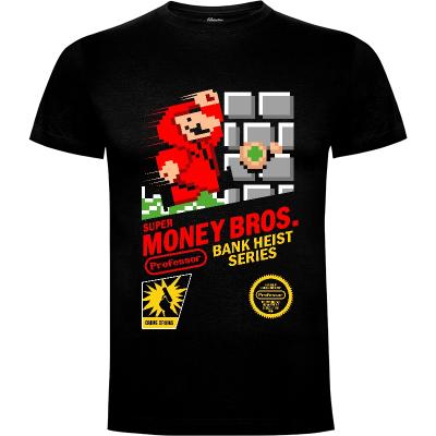 Camiseta Super Money Bros - Camisetas Demonigote