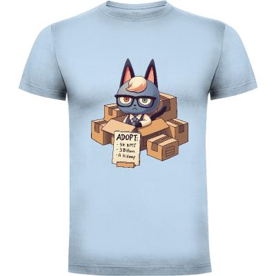 Camiseta Cat in Boxes - Camisetas Cute