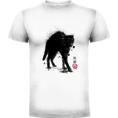 Camiseta Gato Negro - Camisetas Originales
