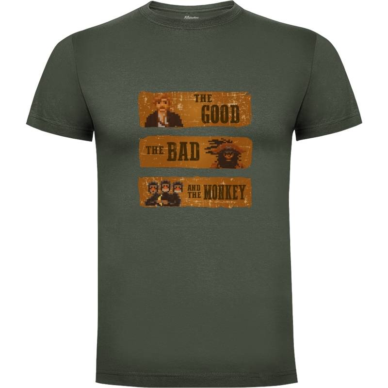 Camiseta The good, the bad and the monkey