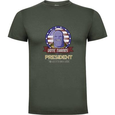Camiseta Vota Thanos - Camisetas Divertidas