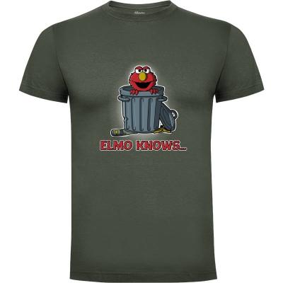 Camiseta Elmo sabe - Camisetas Dumbassman