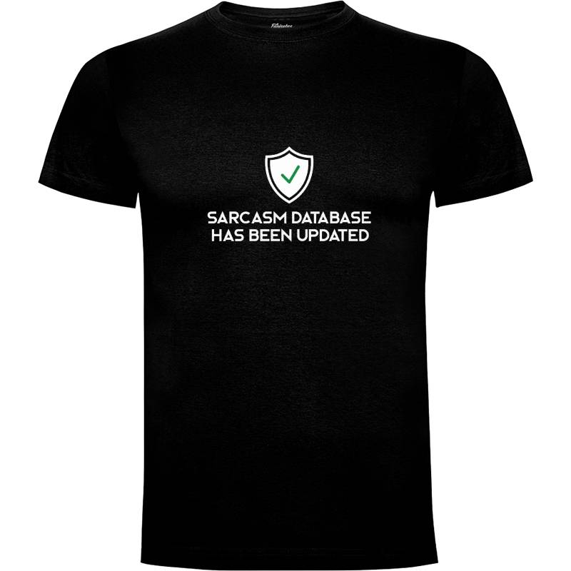 Camiseta Sarcasm database