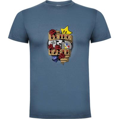 Camiseta Super Retro Gamer - Camisetas Dumbassman