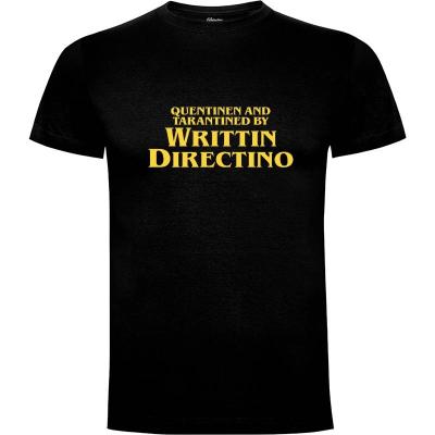 Camiseta Writtin Directino - Camisetas Graciosas