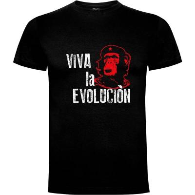 Camiseta Viva La Evolucion - Camisetas Chulas