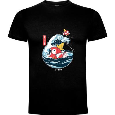 Camiseta great wave of aquarium - Camisetas EoliStudio