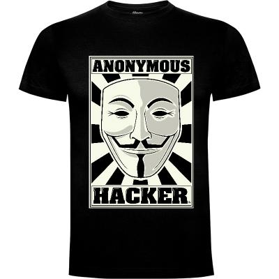Camiseta Anonymous Hacker - Camisetas Fernando Sala Soler