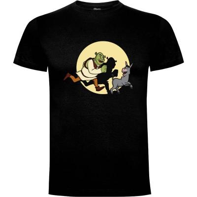 Camiseta Las aventuras de Shrek - Camisetas Divertidas