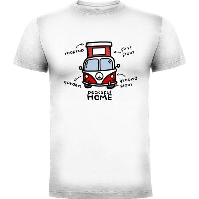 Camiseta Hogar dulce hogar en furgo - Camisetas Adro