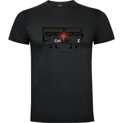 Camiseta Ctrl + Z in Black! - Camisetas Frikis