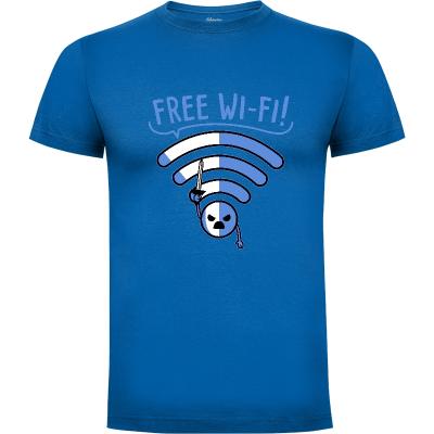 Camiseta Free Wi-Fi! - Camisetas Raffiti