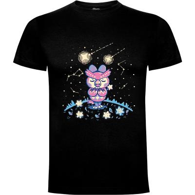 Camiseta Starry Owl Celeste - Camisetas TechraNova